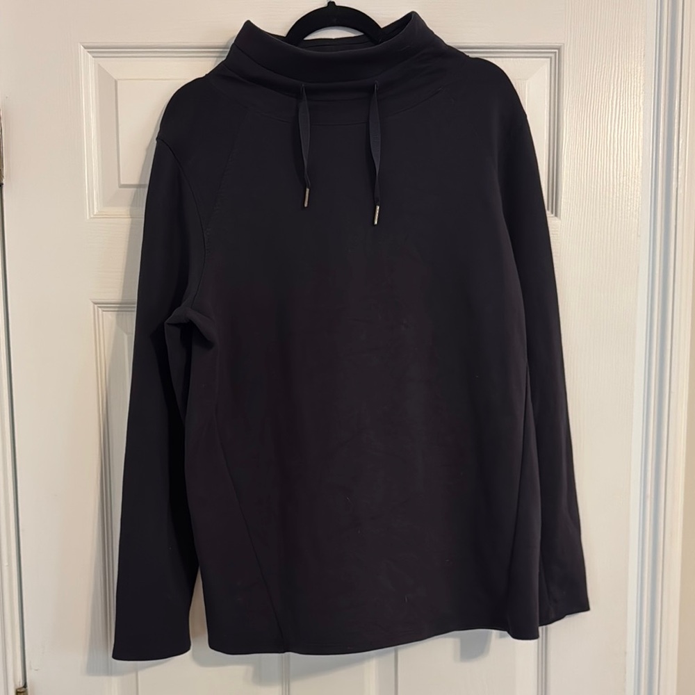 Navy Spanx Airluxe “Got Ya Covered” Sweatshirt